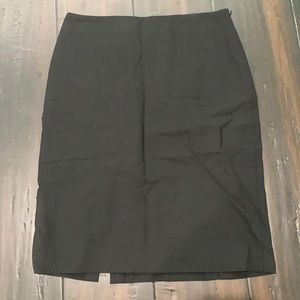 Black pencil skirt